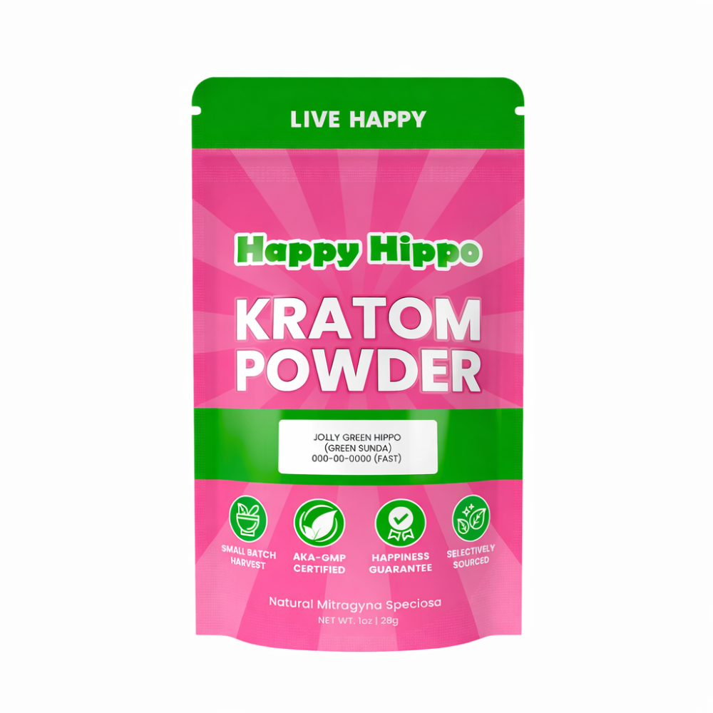 Jolly Green Hippo - Super Green Vein Sundanese